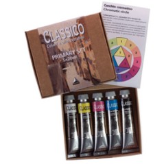 Colori a olio extrafini Primary Set 5 tubetti da 20ml Maimeri