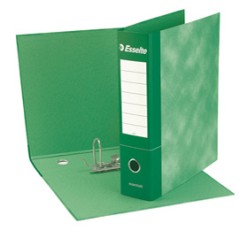 Registratore ESSENTIALS G72 verde dorso 5cm f.to commerciale ESSELTE